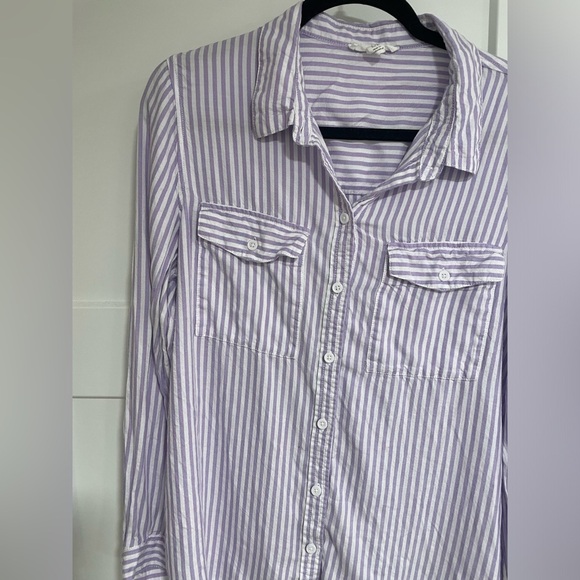 BEACH LUNCH LOUNGE Striped Button-Up Top - Picture 3 of 5